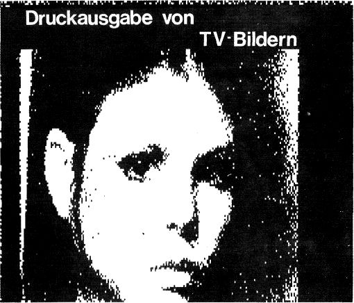 Druckausgabe von TV-Bildern