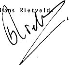 Hans Rietveld.